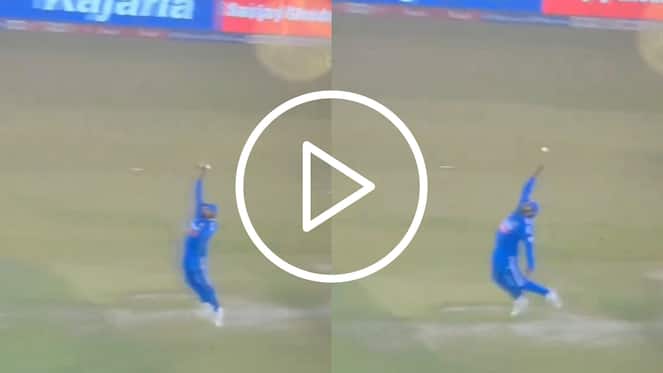 [Watch] Rohit Sharma’s 'Superman-Esque' Jump For One-Handed Blinder Goes In Vain